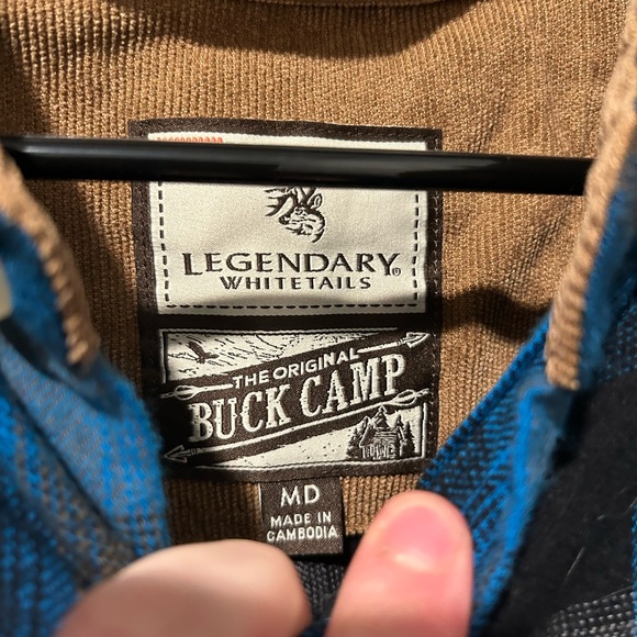 Legendary WhiteTails Flannel M - Picture 3 of 3